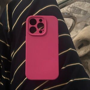 iPhone 14 Hot Pink Silicone Phone Case
